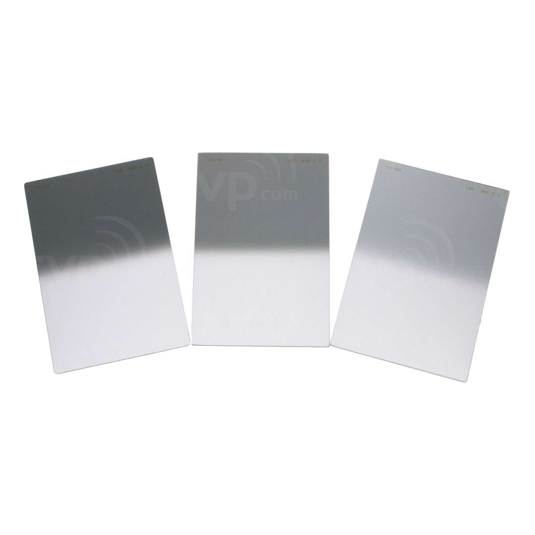 Lee Filters ND Grad Filter Set Hard Edge – 3-teilig (ND 0.3, 0.6, 0.9), 100x150mm, Für Landschaftsfotografie